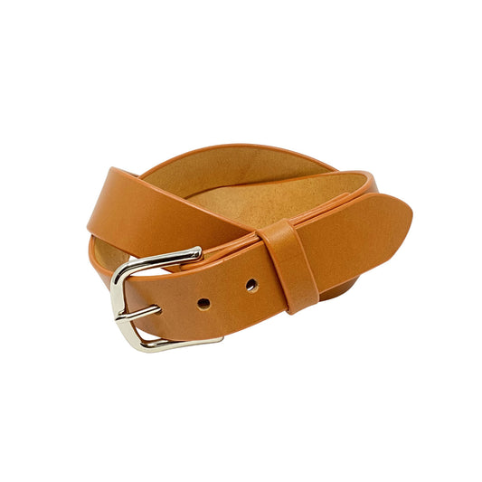 Last State Leather - Paniolo 1.5" Belt - Tan/Nickel